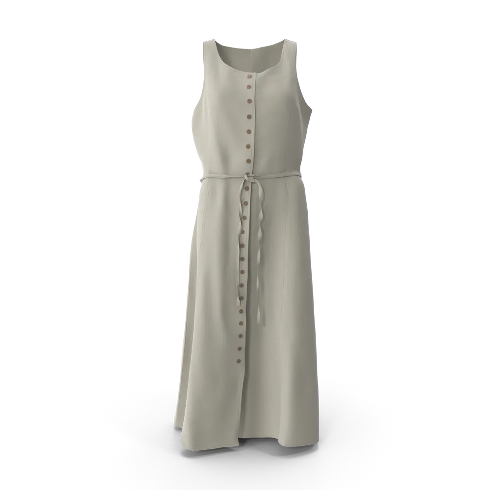 Vestido Cinza Urbano