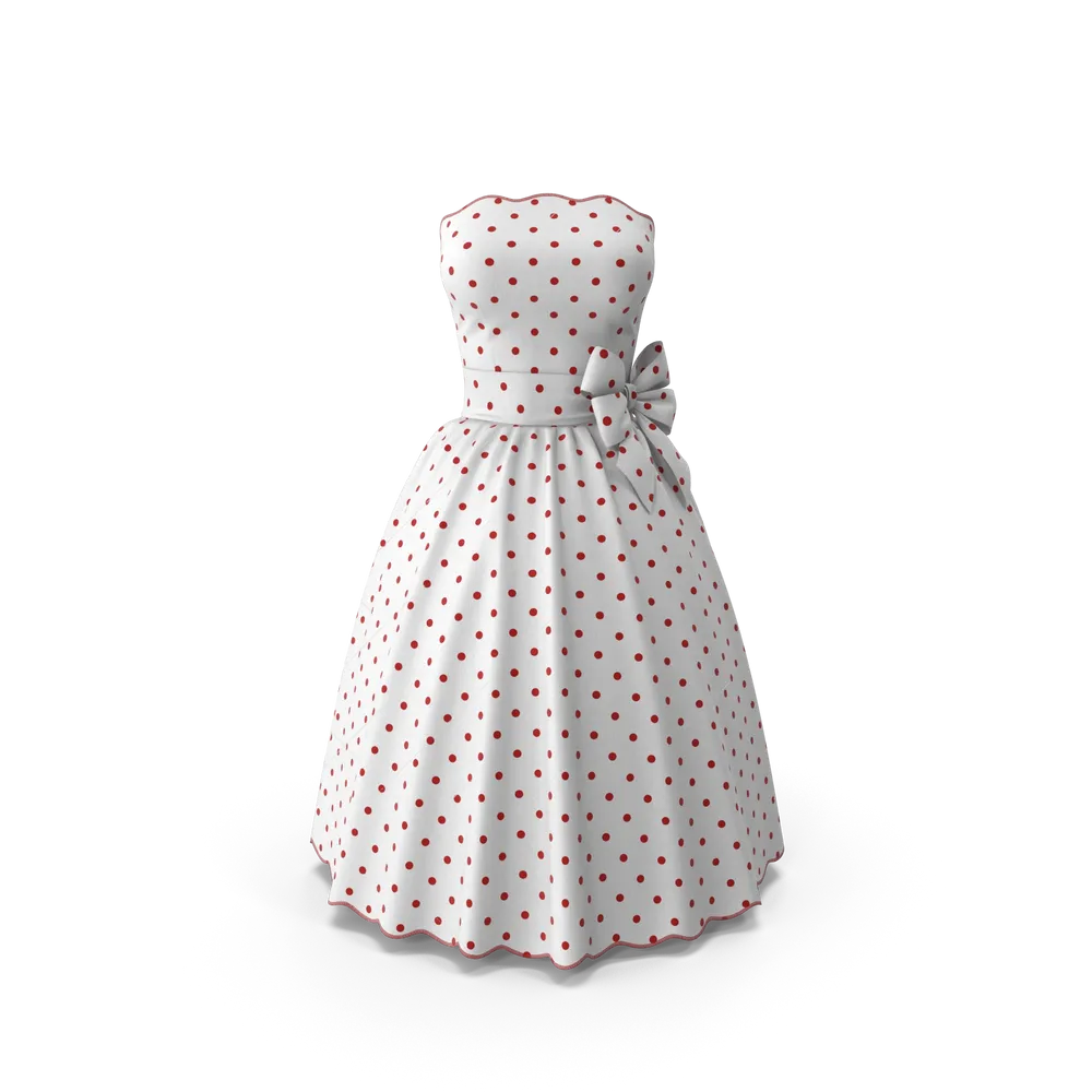 Vestido Poá Romântico