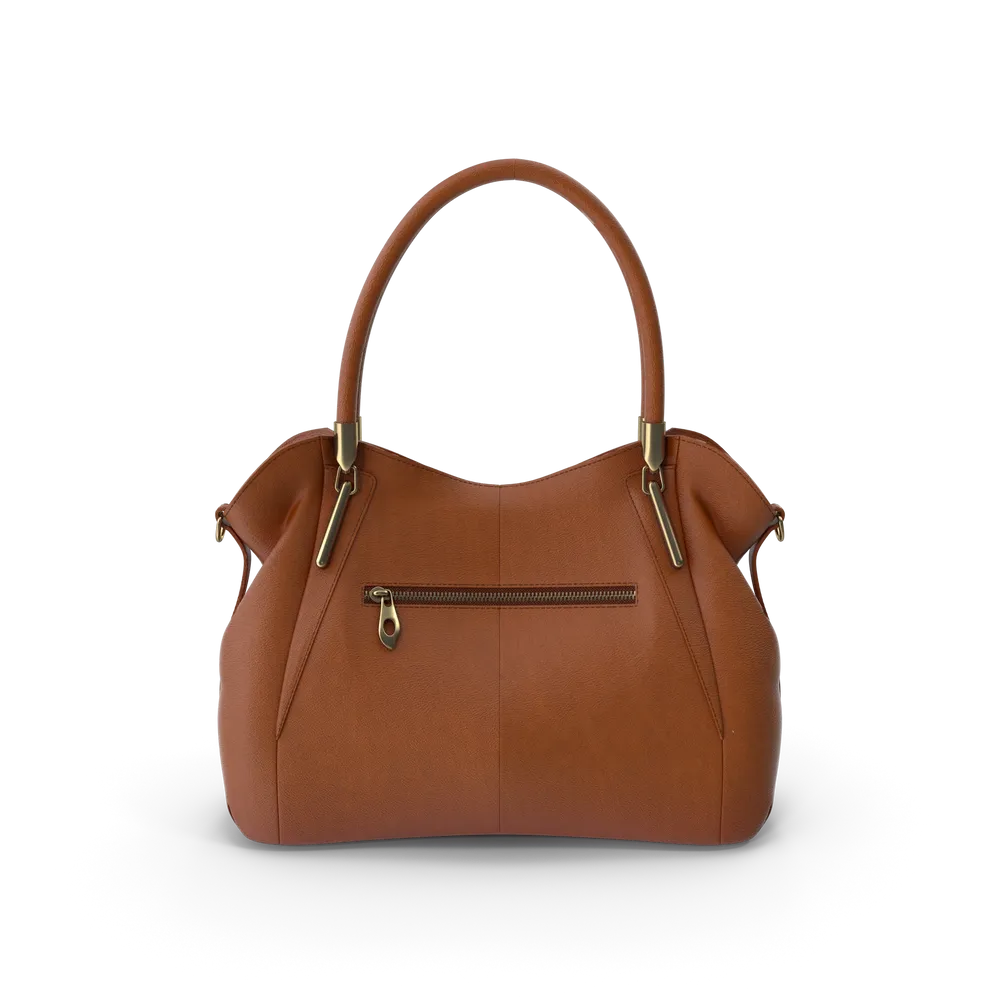 Bolsa Couro Caramelo